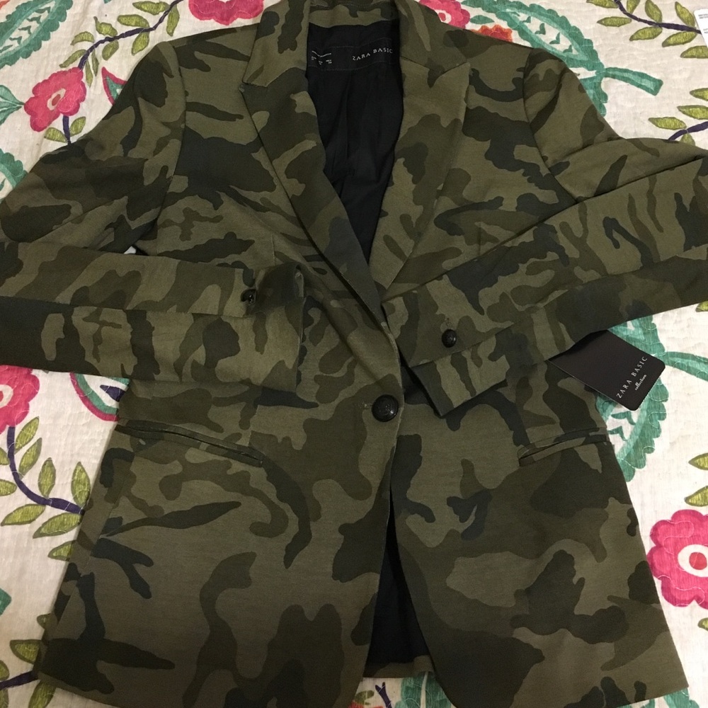 Zara Camouflage Blazer